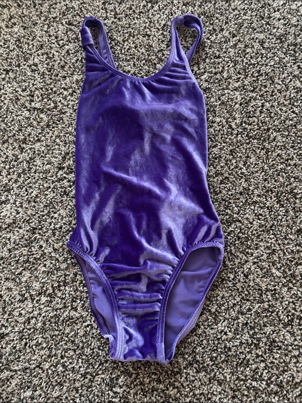 Velvet Purple One-Piece Swimsuit